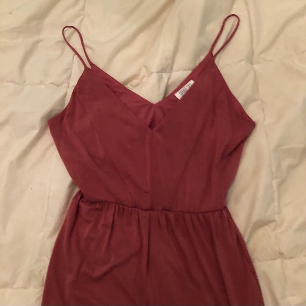 mauve jumpsuit